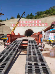 中铁十六局集团承建滇中引水工程凤屯出口栈桥施工